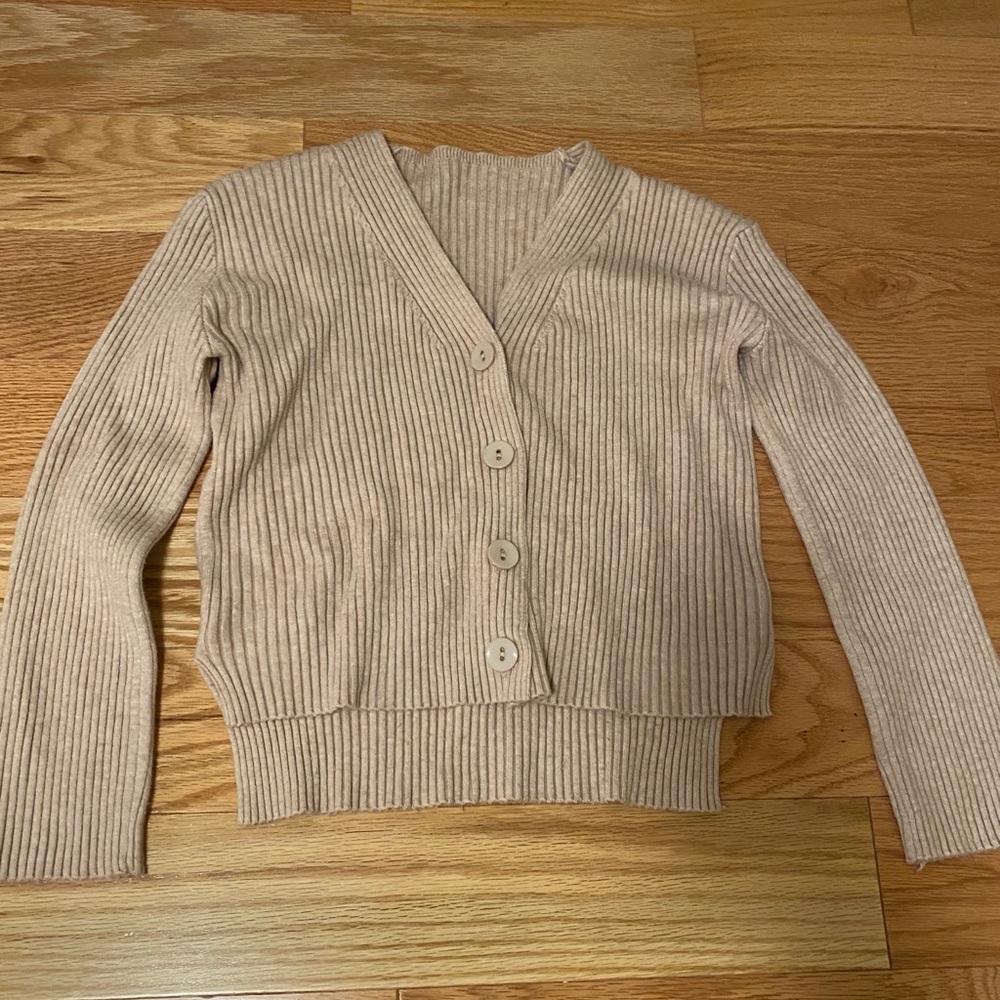 Tan or beige sweater, Lightly worn